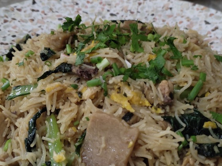 Ini dia! Cara gampang memasak Bihun goreng Tuna, Baso, sayur spesial  nagih banget