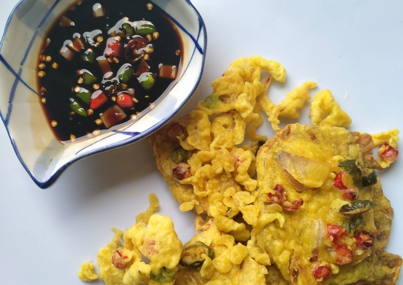 Tempe mendoan sambal kecap