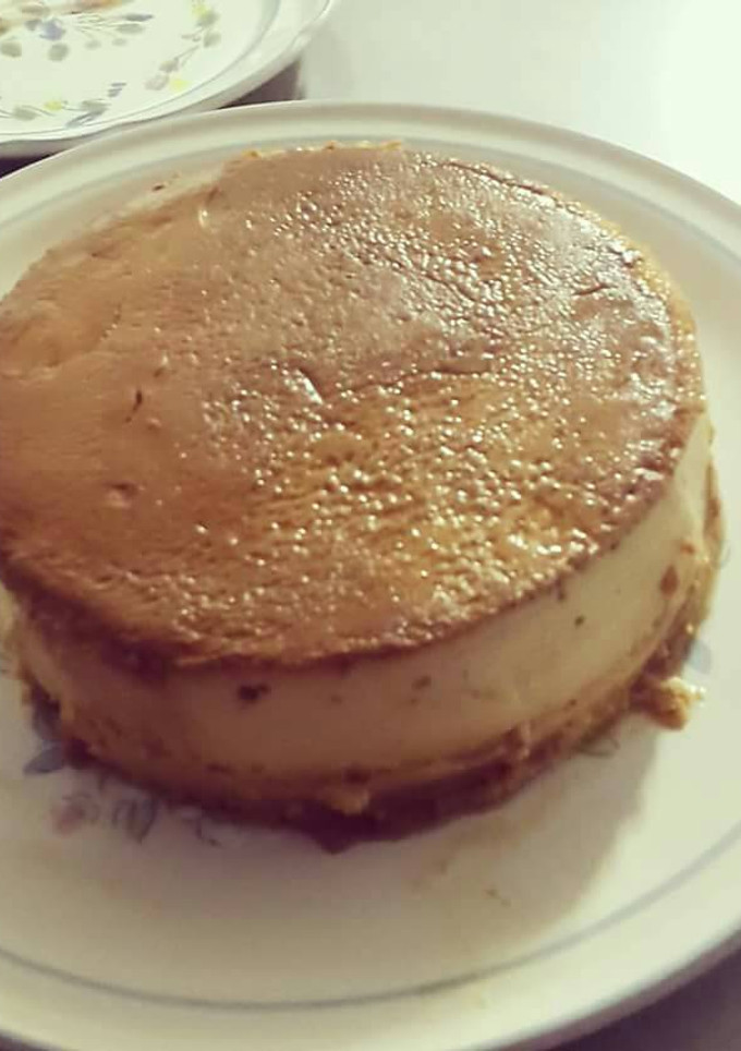 Una foto de Flan