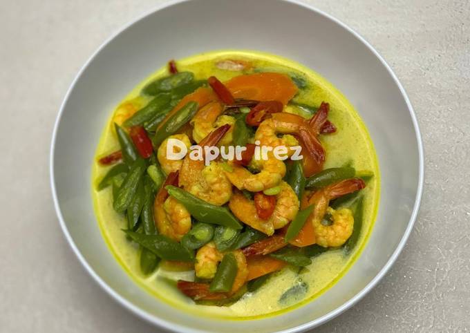Anti Ribet, Memasak Udang Buncis Kuah Santan Simpel