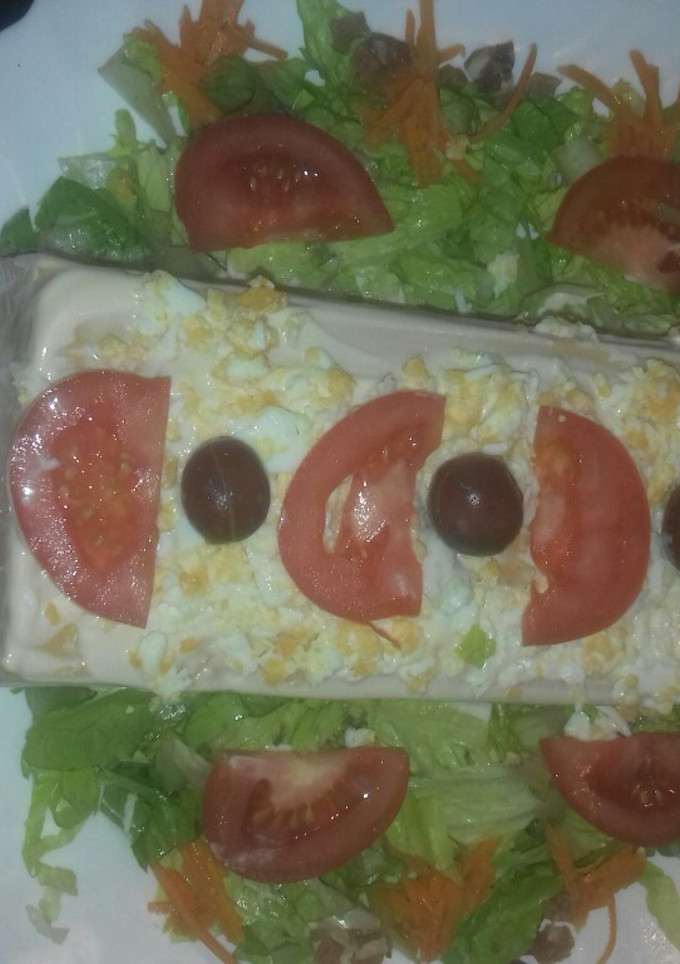 Una foto de Pastel frío de atún