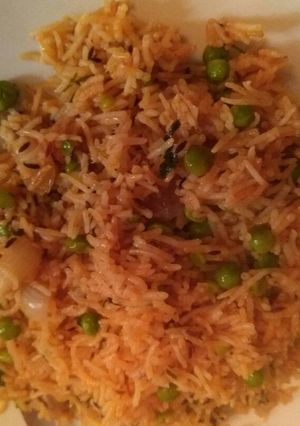 A picture of Peas pulao.