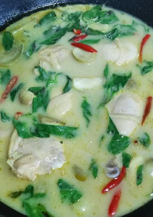 รูปของ แกงเขียวหวานน่องไก่