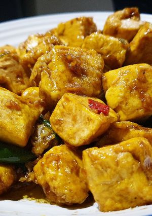 Foto resep Masak Tahu mix telur Pahe