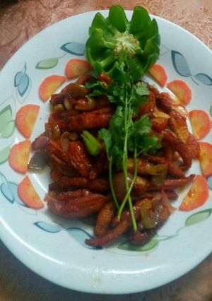 A picture of Crispy and crunchy baby corn.