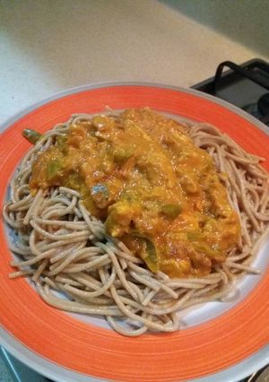 صورة لوصفة سباغيتي بر 🍝