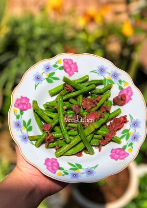 Hình của món Đậu đũa xào thịt bò 🥩.
