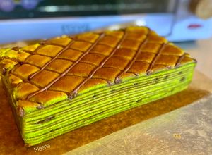 Foto resep Lapis Legit Pandan Hazelnut