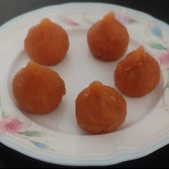 A picture of Kesari modak.