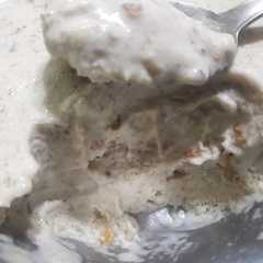 Una foto de Helado de banana y frutos secos