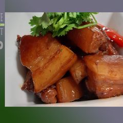 Braised Chinese Pork Belly (easy and delicious) A picture of Braised Chinese Pork Belly (easy and delicious).