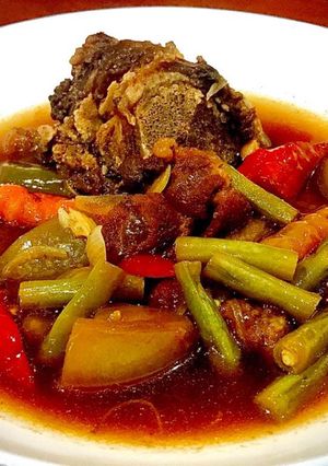 Foto resep Asem Asem Sapi Buncis (Asem Asem a la Koh Liem Semarang)