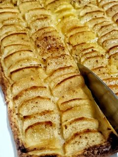 Una foto de Tarta extra fina de manzana
