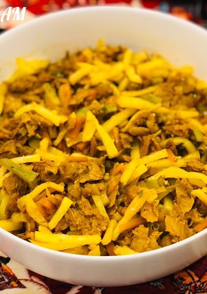 عکسی از دستور خوراک سبزیجات وگان (vegetable food vegan)