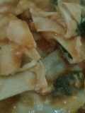 Capeletis de acelga con tapas de empanada