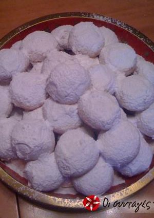 A picture of Authentic Kourabiedes from Nea Karvali.