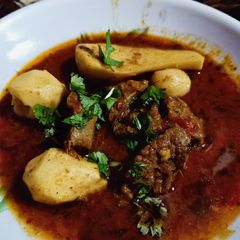 A picture of Arvi gosht.