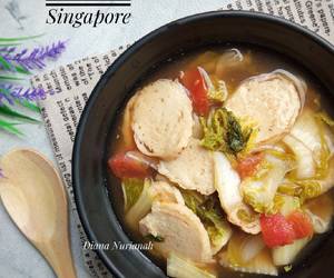 Cara Memasak Cepat Sayur Sawi Putih Otak - otak Singapore Praktis Enak