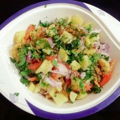 Mix plate (chana chaat) A picture of Mix plate (chana chaat).