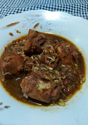 Foto resep Rawon ayam ala bu Fitri