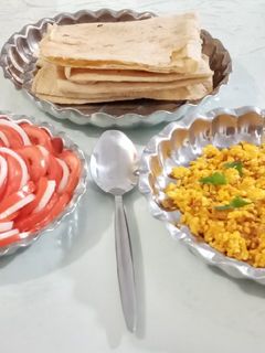 عکسی از دستور املت پیاز