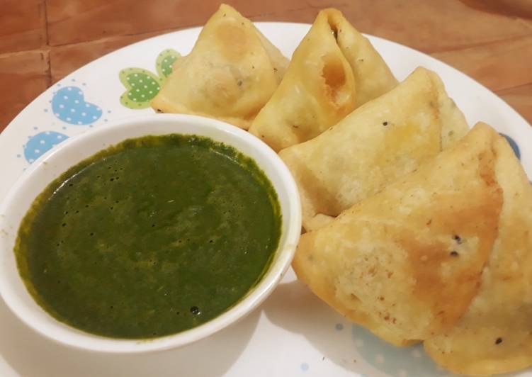 Steps to Prepare Ultimate Samosa with aloo stuffing