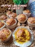 Muffins Labu Kuning & Cheese Tanpa Telur