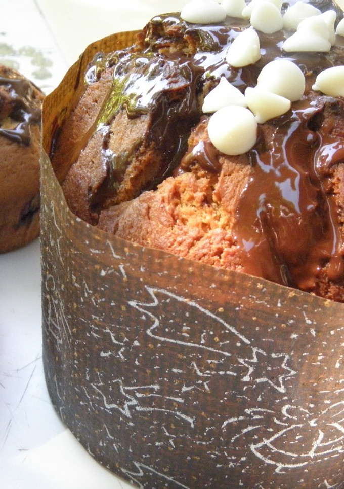 Una foto de Pan dulce navideño de dulce de leche