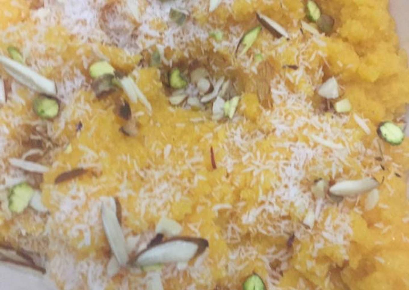 Zafrani halwa
