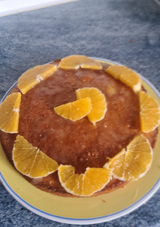 Una foto de Bizcocho de naranja 🍊