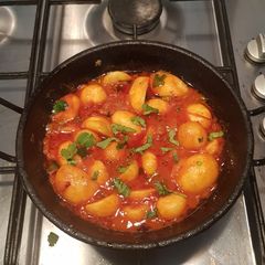 A picture of New potato curry.