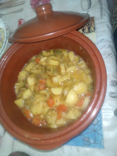 صورة لوصفة طاجين خضرة