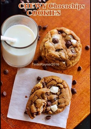 Foto resep Chewy Chocolate Cookies ala New York Times -trial 1-