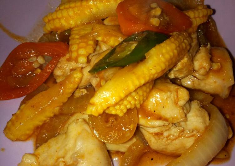 Ayam dadu bumbu barbeque