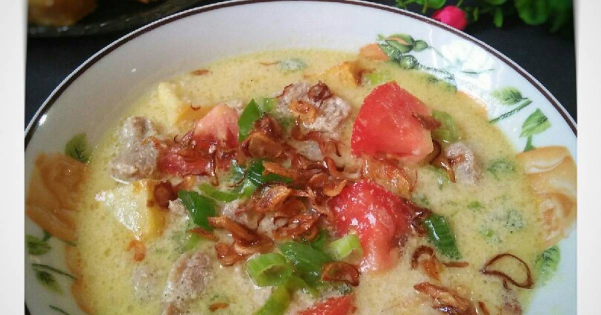 Resep Soto Betawi Kuah Santan Susu Oleh Bundaindah Aura08 Cookpad