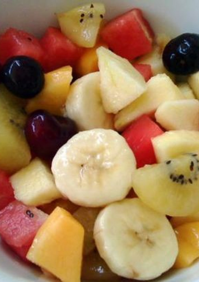 Una foto de Desayuno día 2 : Macedonia de frutas