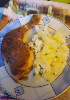 Egyszerű, gyors töltött csirkecomb recept fotója