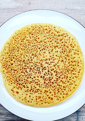 Une photo de Baghrir ou crêpes mille trous #cuisinedumonde