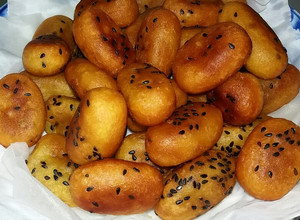 Hình của món Khoai lang kén.