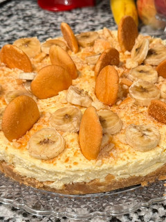 A picture of No Bake Banana Pudding Cheesecake.