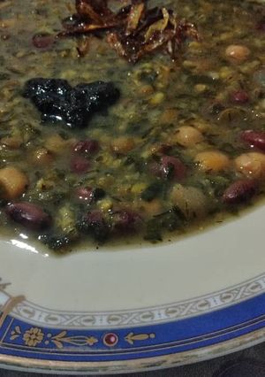 عکسی از دستور آش بلغور