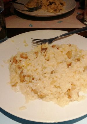 Una foto de Risotto de champiñones