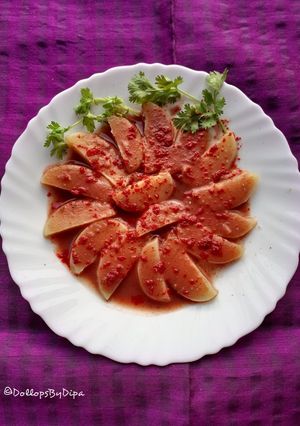 A picture of Tangy Potato (aloo katta).