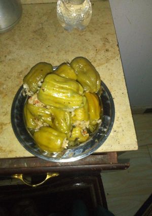 صورة لوصفة فلفل محشي جميل