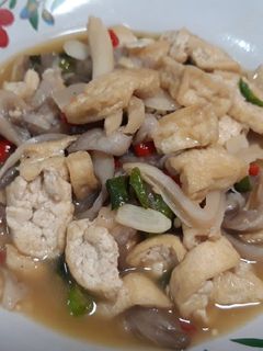 Foto resep Tumis jamur tiram tahu