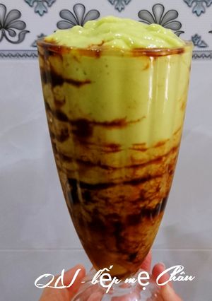 Hình của món Sinh tố bơ cà phê.