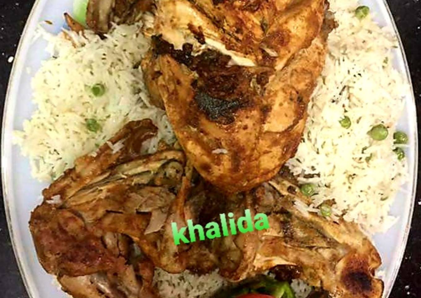 Three colour charga matar pulao