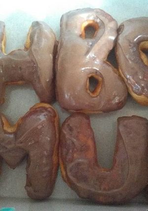 Foto resep Donat Alfabet