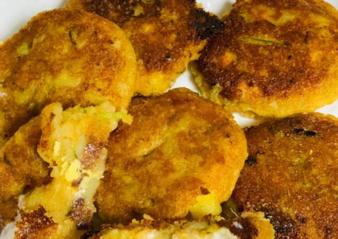 How to Make Super Quick Homemade Cheese stuffed Aloo tikki