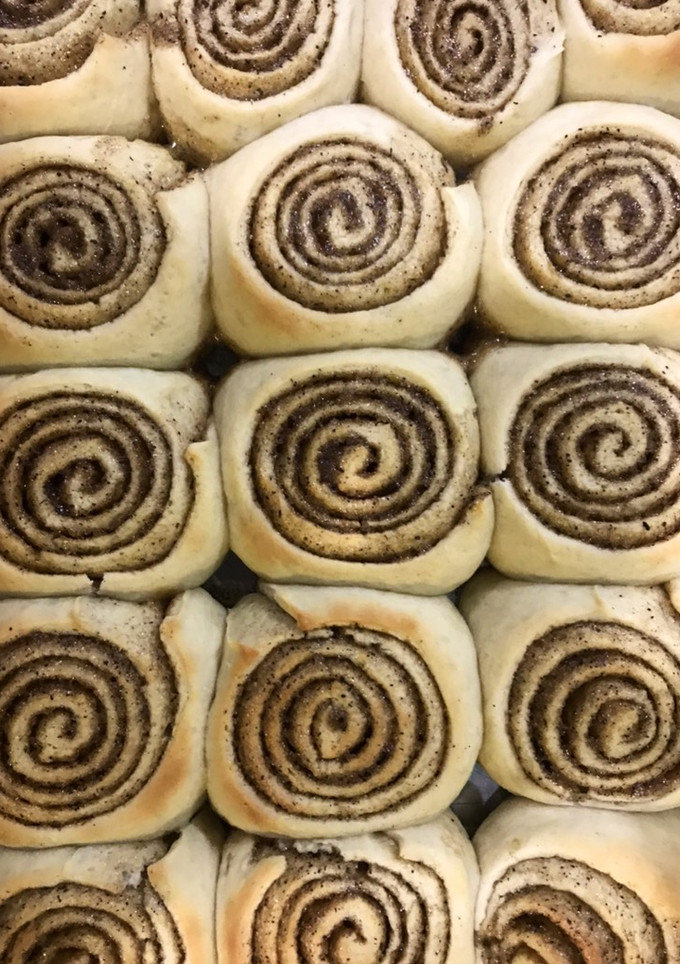 Una foto de Rollos de canela ☕️